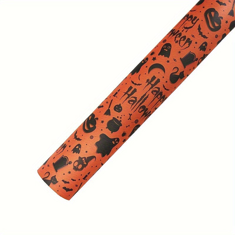 6-Piece Halloween Gift Wrap Set - Pumpkin, Ghost, Castle, Potion, Skull & Broom Patterns | Premium Wrapping Paper For Spooky Party Decorations