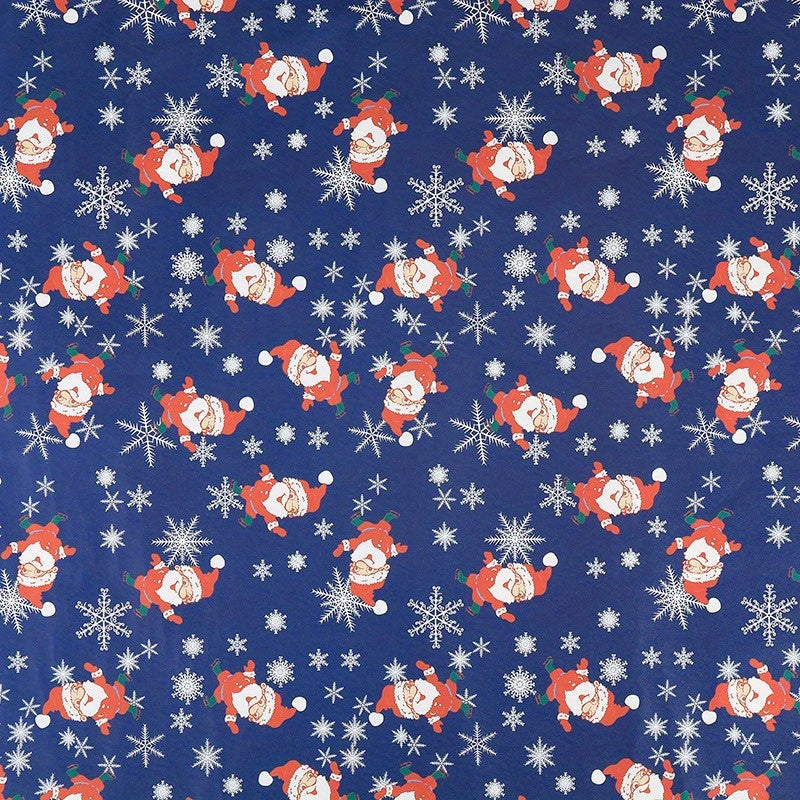 10 Pcs Christmas Gift Wrapping Paper Set, Thick Kraft Cartoons Wrap for Holiday Presents, Featuring Santa, Reindeer, Christmas Trees - Festive Assorted Designs Without Accessories