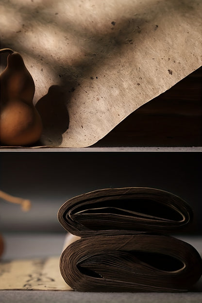 25/50/100pcs Semi-Mature Rice Paper, Manual Mulberry Paper for Calligraphy, Craft, Painting, DIY Handmade Paper, Retro Wrapping Paper, and Photographic Background Paper - 29 * 33cm (11x13in)