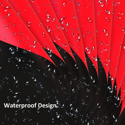 Double-Sided Color 20 Sheets Waterproof Red And Black Flower Wrapping Paper - Gift Packaging DIY Crafts, Tissue Paper, Bouquet Supplies - Any Occasion Decor, Weddings Wrap
