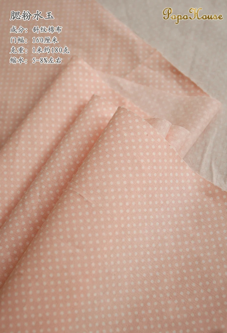 160x50cm New Floral Cute Twill Cotton Fabric Children's Clothing Apparel Fabric Handmade Diy Cloth