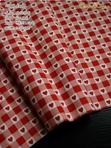 160x50cm New Floral Cute Twill Cotton Fabric Children's Clothing Apparel Fabric Handmade Diy Cloth