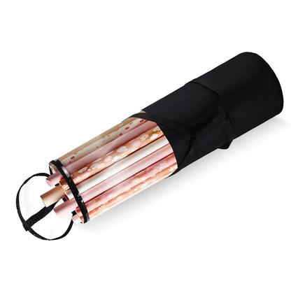 Gift Wrapping Paper Storage Bag New Storage Bag Transparent Bag Zipper Packaging with Handle LargeCapacity Waterproof StorageBag