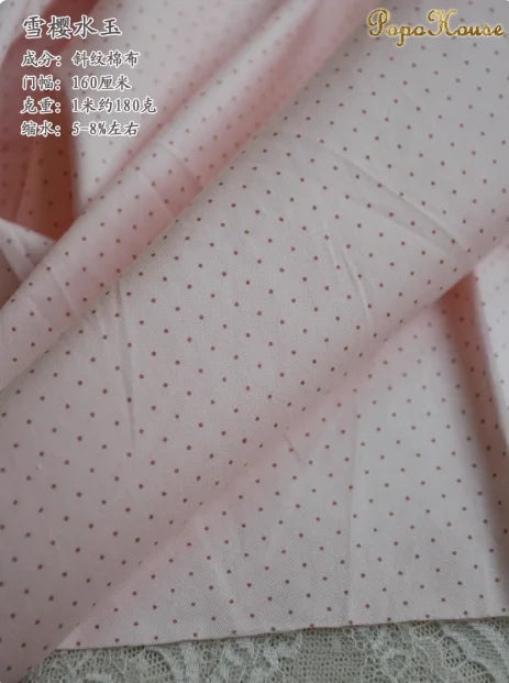 160x50cm New Floral Cute Twill Cotton Fabric Children's Clothing Apparel Fabric Handmade Diy Cloth